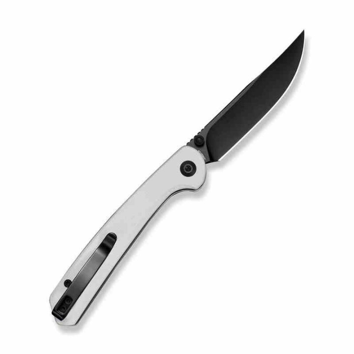 Couteau Sencut Skelfin Lame Black Acier 9Cr18MoV Manche G10 White IKBS Linerlock Clip S250071 - Livraison Gratuite