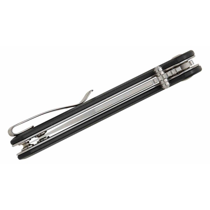 Couteau Sencut Skelfin Lame Black Acier 9Cr18MoV Manche G10 Black IKBS Linerlock Clip S250072 - Livraison Gratuite