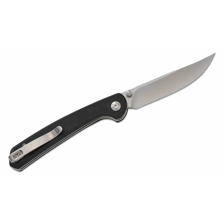 Couteau Sencut Skelfin Lame Black Acier 9Cr18MoV Manche G10 Black IKBS Linerlock Clip S250072 - Livraison Gratuite