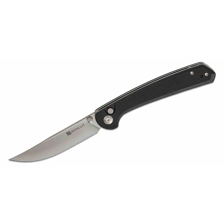 Couteau Sencut Skelfin Lame Black Acier 9Cr18MoV Manche G10 Black IKBS Linerlock Clip S250072 - Livraison Gratuite