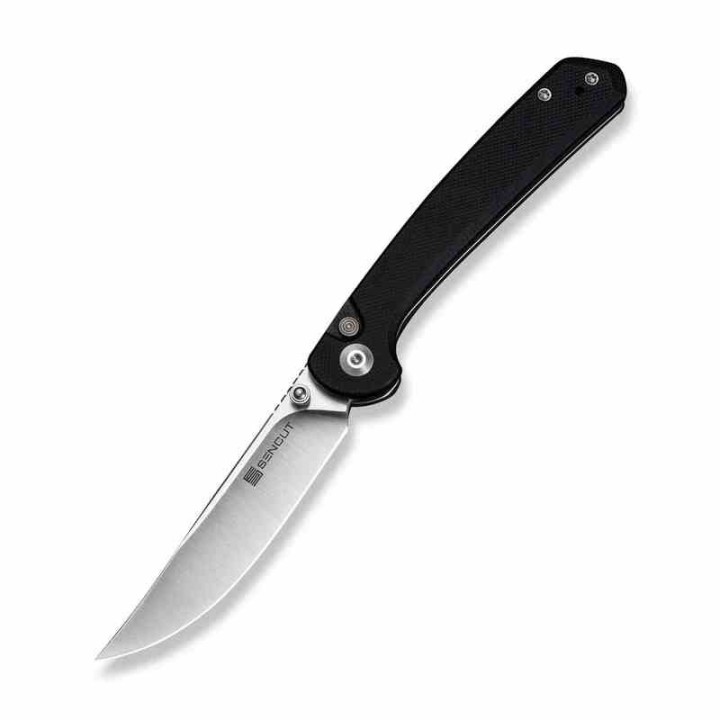 Couteau Sencut Skelfin Lame Black Acier 9Cr18MoV Manche G10 Black IKBS Linerlock Clip S250072 - Livraison Gratuite