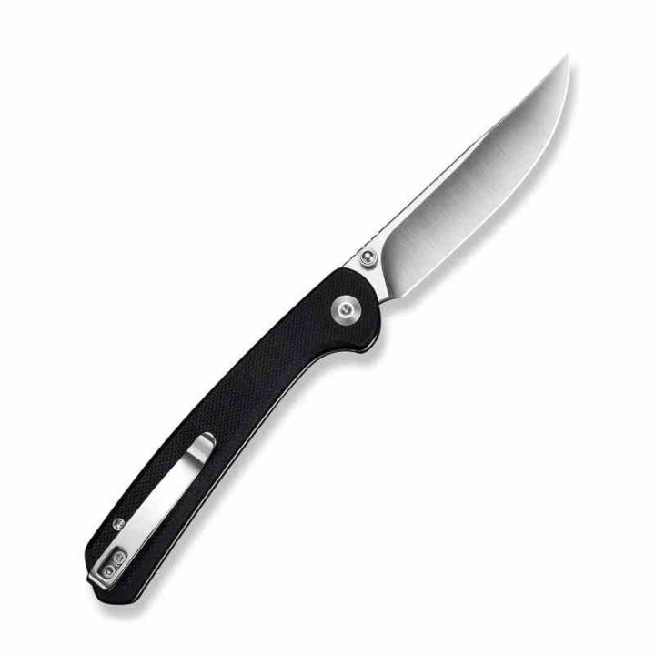 Couteau Sencut Skelfin Lame Black Acier 9Cr18MoV Manche G10 Black IKBS Linerlock Clip S250072 - Livraison Gratuite