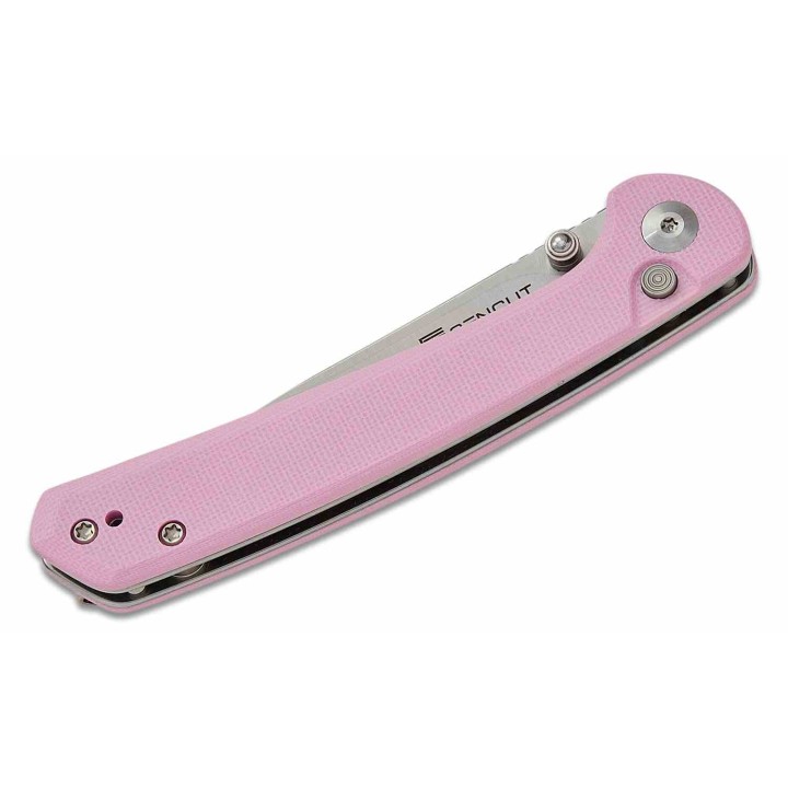 Couteau Sencut Skelfin Lame Pink Acier 9Cr18MoV Manche G10 Pink IKBS Linerlock Clip S250073 - Livraison Gratuite