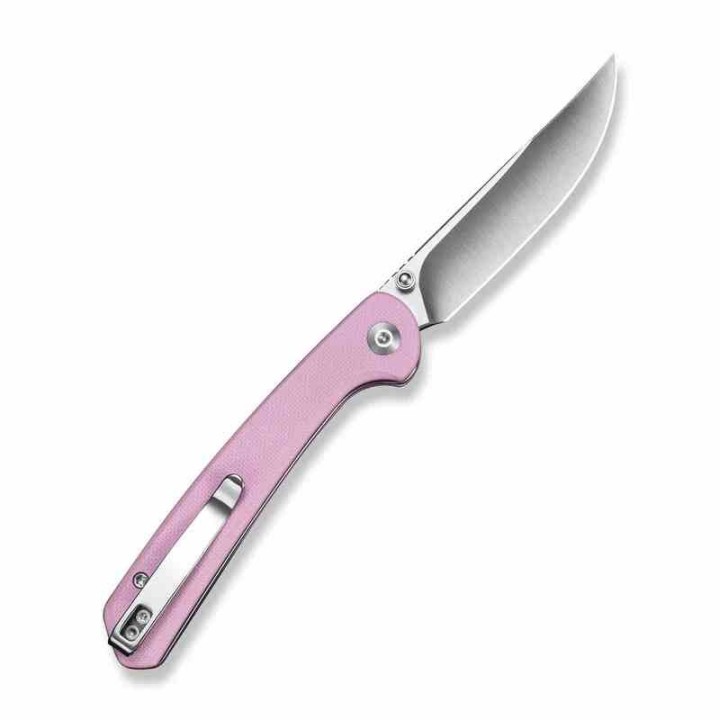 Couteau Sencut Skelfin Lame Pink Acier 9Cr18MoV Manche G10 Pink IKBS Linerlock Clip S250073 - Livraison Gratuite