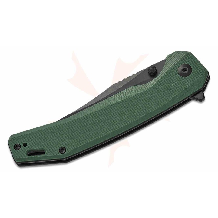 Couteau Sencut Vornix Lame Clip Point Acier 9Cr18MoV Manche G10 Teal Green IKBS Linerlock S250381 - Livraison Gratuite
