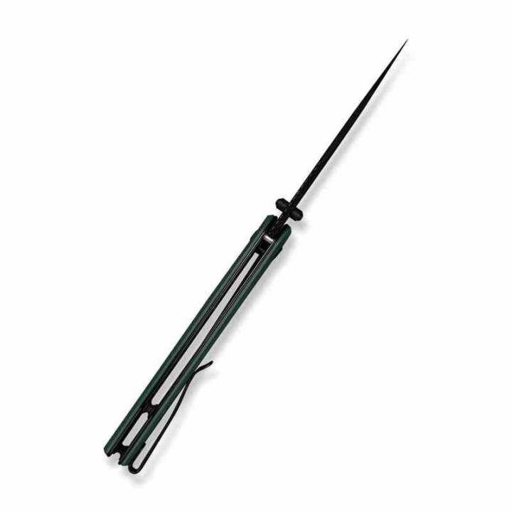Couteau Sencut Vornix Lame Clip Point Acier 9Cr18MoV Manche G10 Teal Green IKBS Linerlock S250381 - Livraison Gratuite
