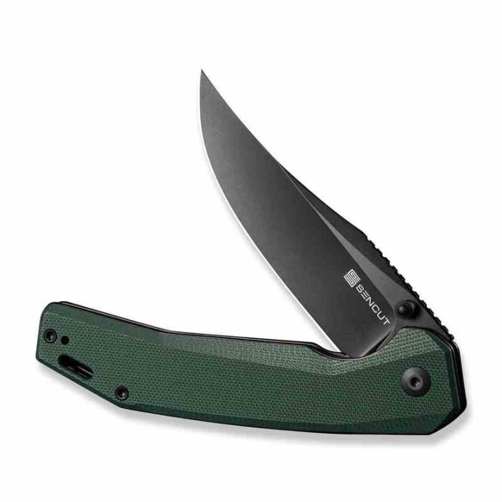 Couteau Sencut Vornix Lame Clip Point Acier 9Cr18MoV Manche G10 Teal Green IKBS Linerlock S250381 - Livraison Gratuite
