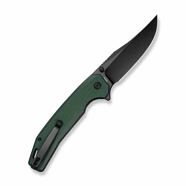 Couteau Sencut Vornix Lame Clip Point Acier 9Cr18MoV Manche G10 Teal Green IKBS Linerlock S250381 - Livraison Gratuite