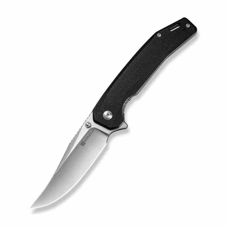 Couteau Sencut Vornix Lame Clip Point Acier 9Cr18MoV Manche Micarta Black IKBS Linerlock S250382 - Livraison Gratuite