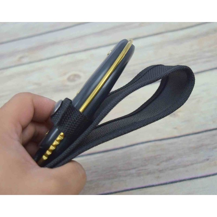 Couteau MTech Karambit Manche Pakkawood Lame Acier 3Cr13 Finition Or Etui Nylon MT2084GD - Livraison Gratuite