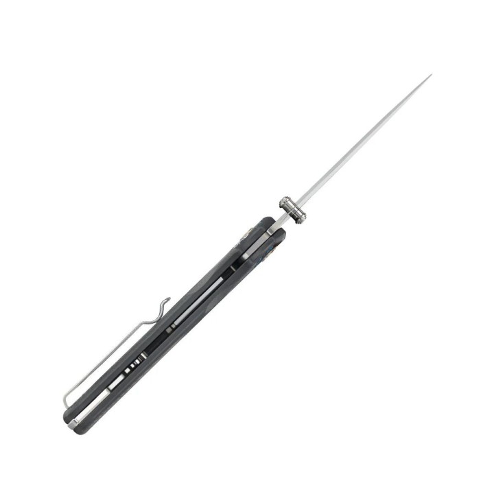 Couteau SRM Dome 106M-GK Lame Acier 14C28N Manche G-10 Gris Slip Joint Clip SRM106MGK - Livraison Gratuite