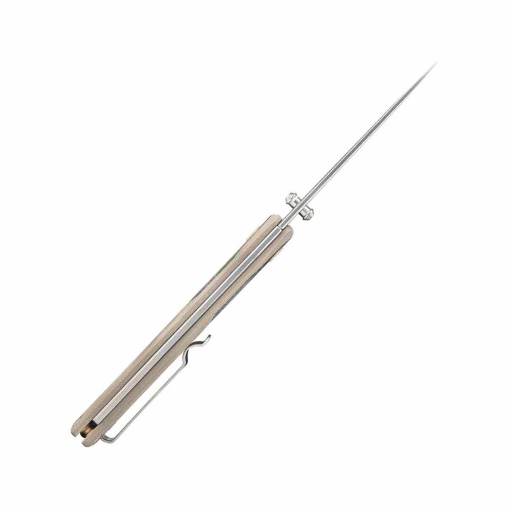 Couteau SRM Dome 106M-GW Lame Acier 14C28N Manche G-10 Desert Slip Joint Clip SRM106MGW - Livraison Gratuite