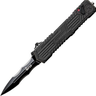 Couteau Automatique OTF Schrade Viper Lame Acier 4034 Manche Alu Sécurité Clip SCHOTF3CB - Livraison Gratuite