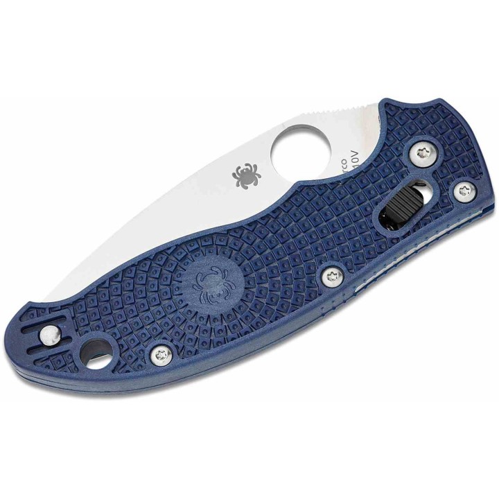 Couteau Spyderco Manix 2 Lightweight Lame Acier CPM-S110V Manche FRN Bleu Ball Bearing Lock USA SC101PDBL2 - Livraison Gratuite