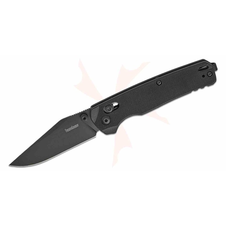 Couteau Kershaw Bel Air DuraLock Clip Point Lame Acier CPM-Magnacut Manche G10 DuraLock USA KS6106BLK - Livraison Gratuite
