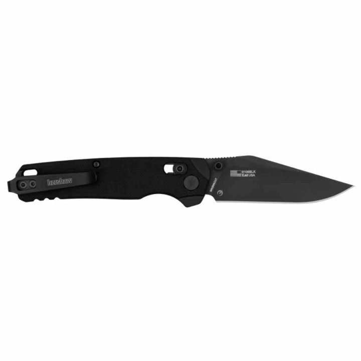 Couteau Kershaw Bel Air DuraLock Clip Point Lame Acier CPM-Magnacut Manche G10 DuraLock USA KS6106BLK - Livraison Gratuite