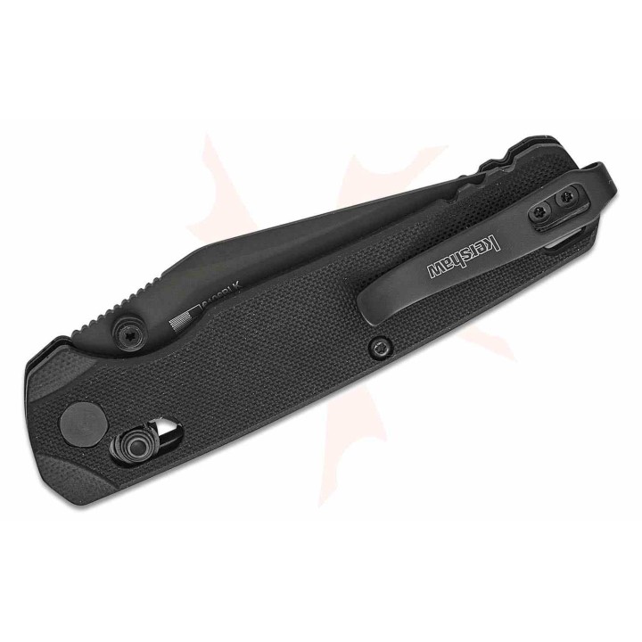 Couteau Kershaw Bel Air DuraLock Clip Point Lame Acier CPM-Magnacut Manche G10 DuraLock USA KS6106BLK - Livraison Gratuite