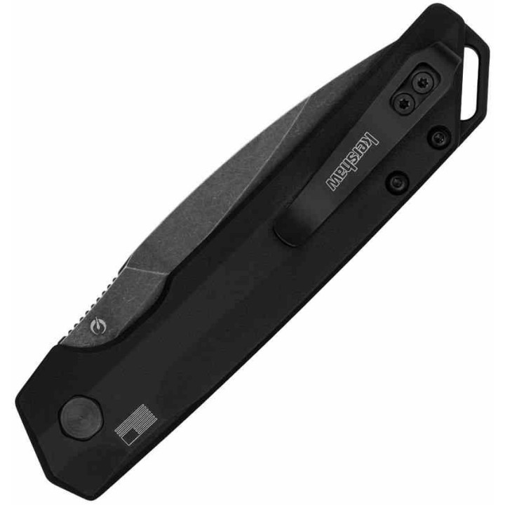 Couteau Automatique Kershaw Launch Iridium Lame Acier CPM-MagnaCut Manche G10/Alu Button Lock USA KS7038G10 - Livraison Gratuite