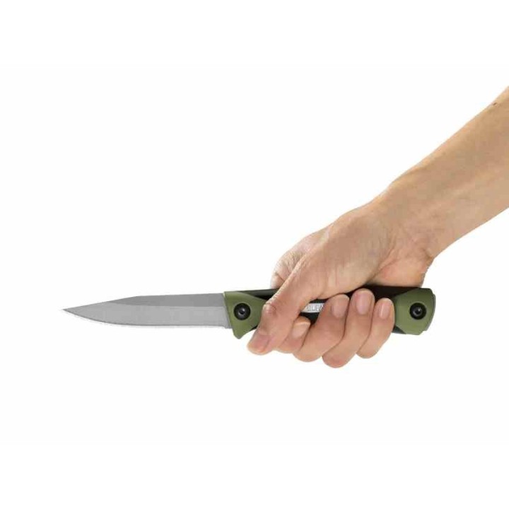 Couteau OLFA WORKS SANGA Bushcraft Lame Acier 13Cr Manche & Etui Polypropylène Made Japan OWBCK1OD Livraison Gratuite