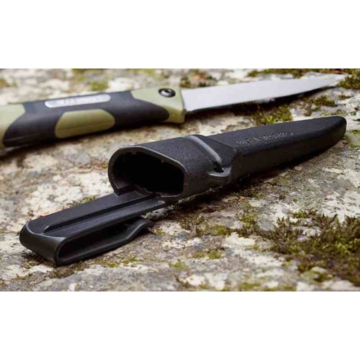 Couteau OLFA WORKS SANGA Bushcraft Lame Acier 13Cr Manche & Etui Polypropylène Made Japan OWBCK1OD Livraison Gratuite