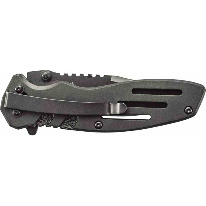 Couteau Smith&Wesson Extreme Ops Acier Carbone/Inox Manche Aluminium Linerlock SWA24S - Livraison Gratuite
