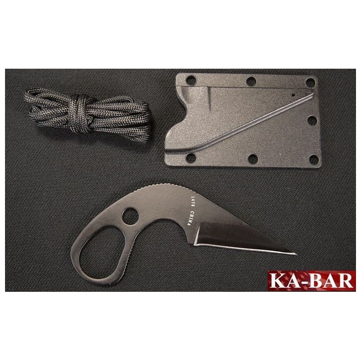 COUTEAU CARTE CREDIT Ka-Bar TDI LDK Last Ditch Law Enforcement Couteau de cou KABAR KA1478
