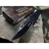 Couteau Tac Force Sécurité Civile A/O Acier Inox Manche Alu Brise Vitres TF916BK - Livraison Gratuite