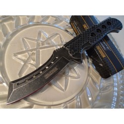 Couteau Parang Kukri Tac-Force A/O Lame Acier Carbone/Inox Manche Acier Stonewash TF892 - Livraison Gratuite