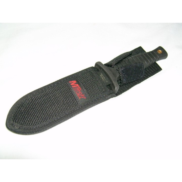 POIGNARD DAGUE DOUBLE TRANCHANT BLACK TACTICAL MTECH MT206BK