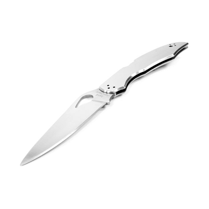 Couteau SPYDERCO BYRD CARA CARA 2 Stainless Plain Acier 8Cr13Mov BY03P2