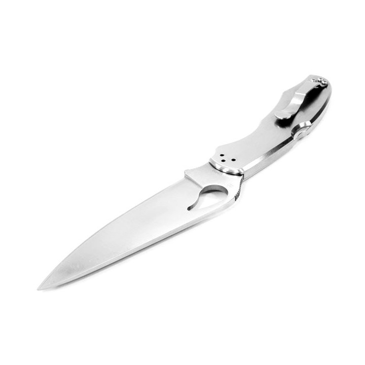 Couteau SPYDERCO BYRD CARA CARA 2 Stainless Plain Acier 8Cr13Mov BY03P2