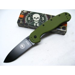 Couteau ESEE Avispa OD Green Blade Acier AUS-8 Manche FRN Frame Lock BRK1301ODB - Livraison Gratuite