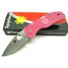 Couteau Spyderco Native 5 Pink Heals Acier S35VN Manche FRN Made USA SC41PPN5 - Livraison Gratuite