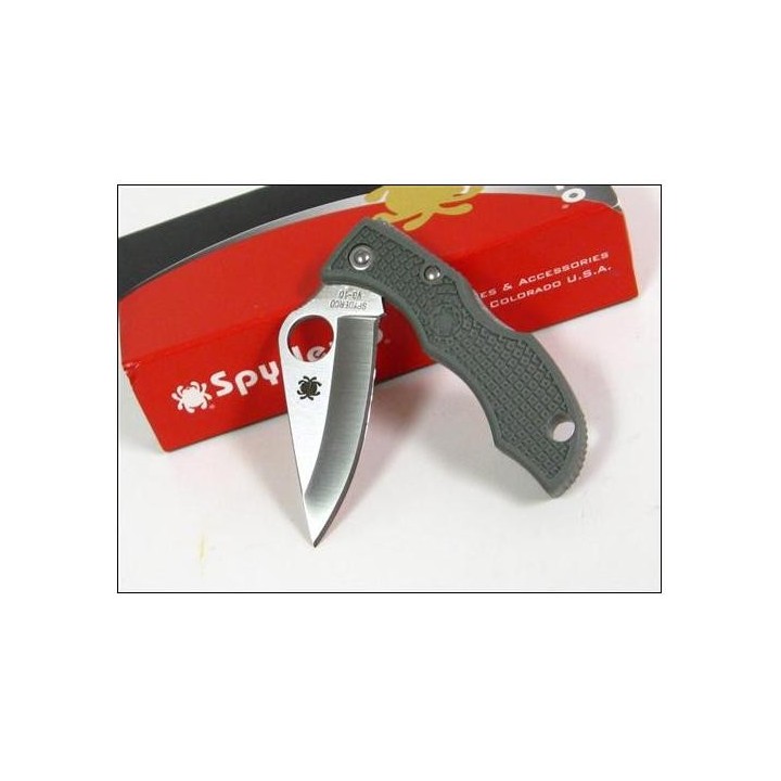 Couteau SPYDERCO LADYBUG 3 Foliage Green FRN Acier VG-10 Plain Made In Japan SCLFGP3