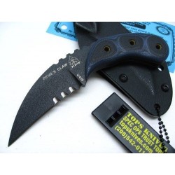 Couteau Tops Devil's Claw Lame Acier Carbon 1095 Manche G-10 Etui Kydex Made USA TPDEVCL01 - Livraison Gratuite