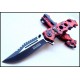Couteau Tac Force Skull Rescue Linerlock A/O Lame Acier 440 Manche Alu Cutter/Brise Vitres TF809RD - Livraison Gratuite