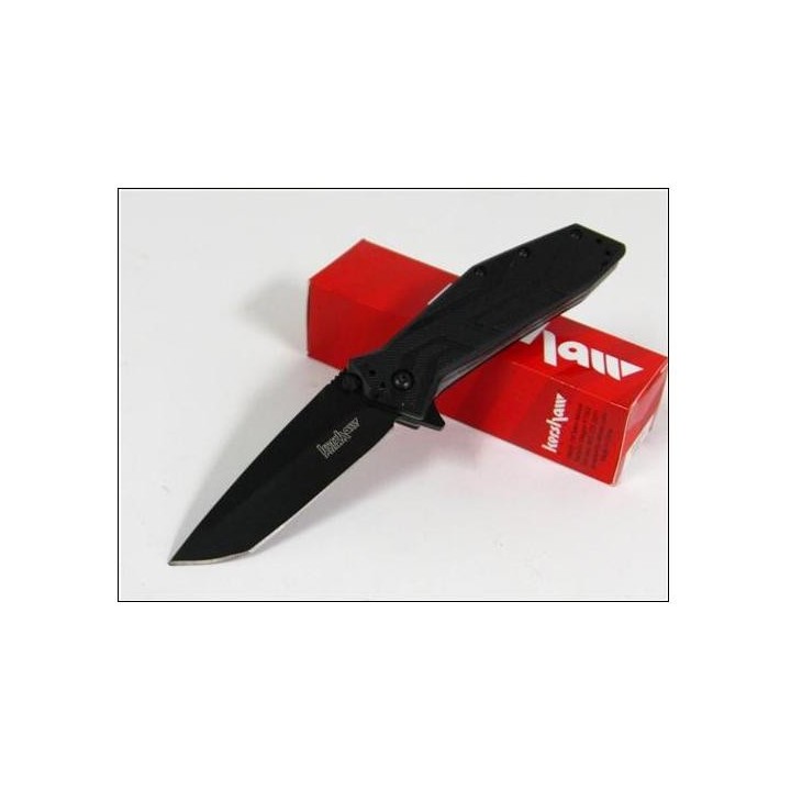Couteau Kershaw Brawler A/O Speedsafe Tanto Acier 8Cr13Mov KS1990 - Livraison Gratuite