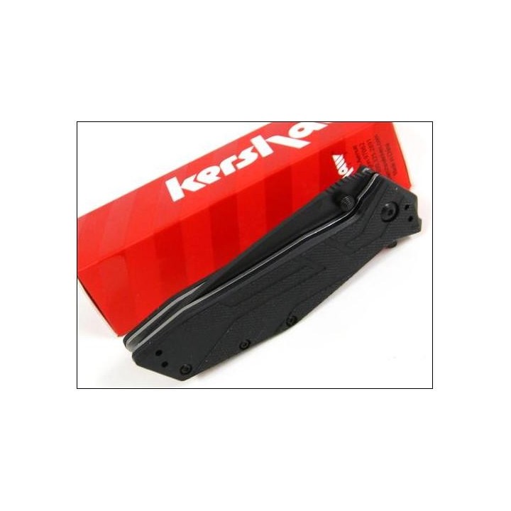 Couteau Kershaw Brawler A/O Speedsafe Tanto Acier 8Cr13Mov KS1990 - Livraison Gratuite