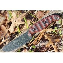 Couteau Tops Viper Scout Lame Acier Carbone 1095 Manche G-10 Etui Cuir Made In USA TPVPSR2 - Livraison Gratuite