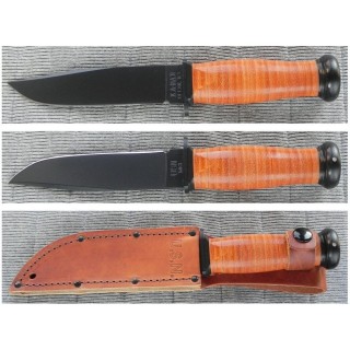 Couteau Ka-Bar Mark 1 US Navy Acier 1095 Carbone Couteau de Combat KABAR Made In USA KA2225 - Livraison Gratuite