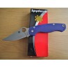 Couteau Spyderco Para-Military 2 Lame Acier CPM-S110V Manche Dark Blue G-10 Made In USA SC81GPDBL2 - Livraison Gratuite 