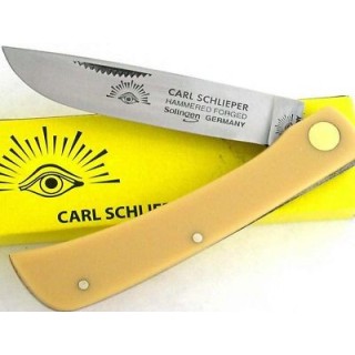 Canif Couteau German Eye Premium Germany Solingen Sodbuster Yellow Acier Carbone GE99JRY - Livraison Gratuite