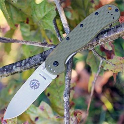 Couteau Esee Avispa Od Green Lame Acier D2 Manche FRN Framelock BRK1302OD - Livraison Gratuite