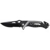 Couteau Smith&Wesson Rescue Flipper Lame Acier 8Cr13MoV Manche Alu SW608S - Livraison Gratuite