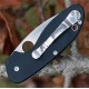 Couteau Spyderco Efficient Lame Acier 8Cr13MoV Manche G-10 SC216GP - Livraison Gratuite