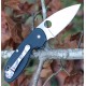 Couteau Spyderco Efficient Lame Acier 8Cr13MoV Manche G-10 SC216GP - Livraison Gratuite