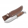 Couteau de Chasse Marbles Skinner Lame Acier Carbone Inox Manche Cuir Etui Cuir MR397 - Livraison Gratuite