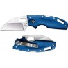 Couteau Cold Steel Tuff Lite EDC Wharncliffe AUS-8 Manche Blue Griv-Ex Tri-Ad Lock CS20LTB - Livraison Gratuite