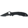 Couteau sc11psbbk Spyderco Delica 4 / All Black VG10