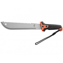 Couteau Machette Gerber Compact Clearpath Machete Acier Carbone/Inox Manche GRN Etui Nylon G3154 - Livraison Gratuite